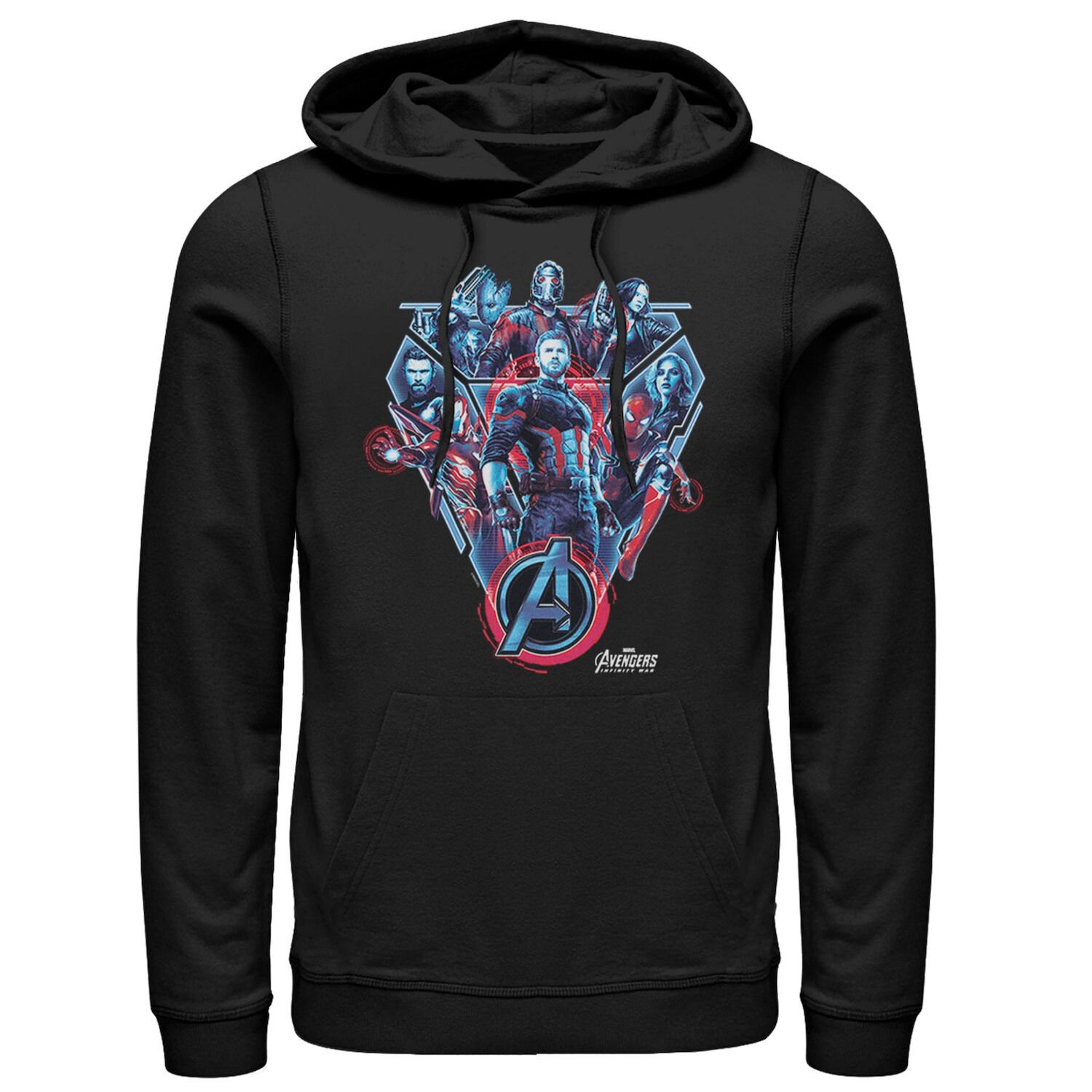 

Мужская толстовка с капюшоном Marvel Avengers Infinity War Tech Group Licensed Character