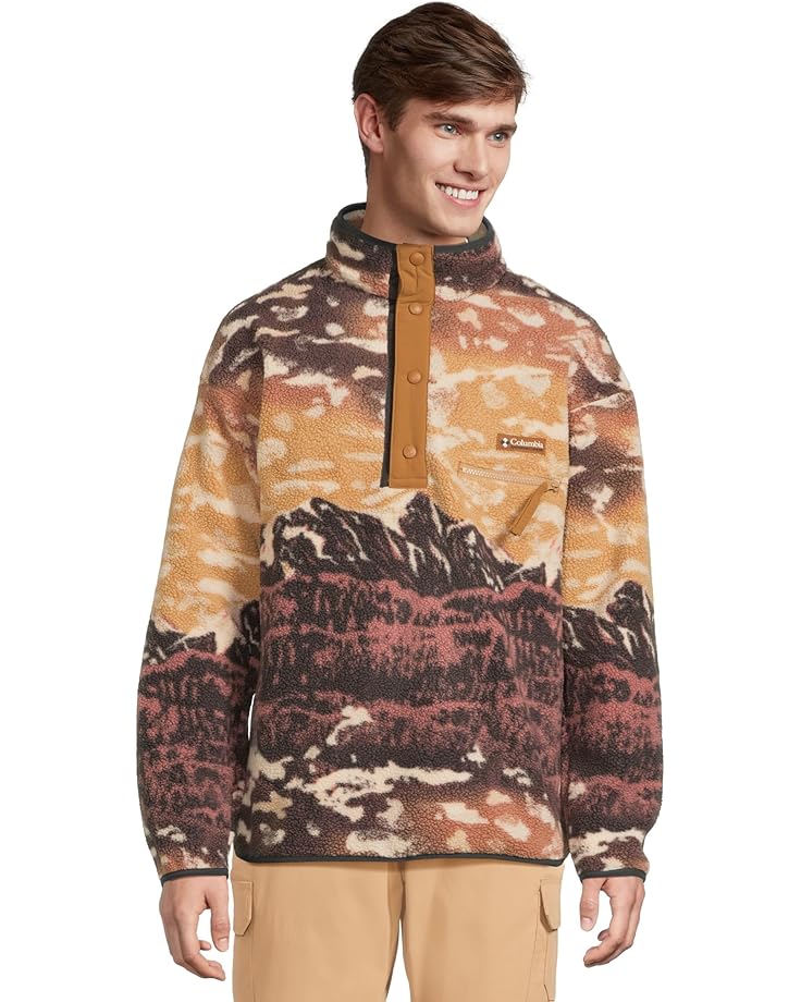 

Мужская куртка Columbia Helvetia Ii Printed Half Snap Fleece, Camel Brown Sisters