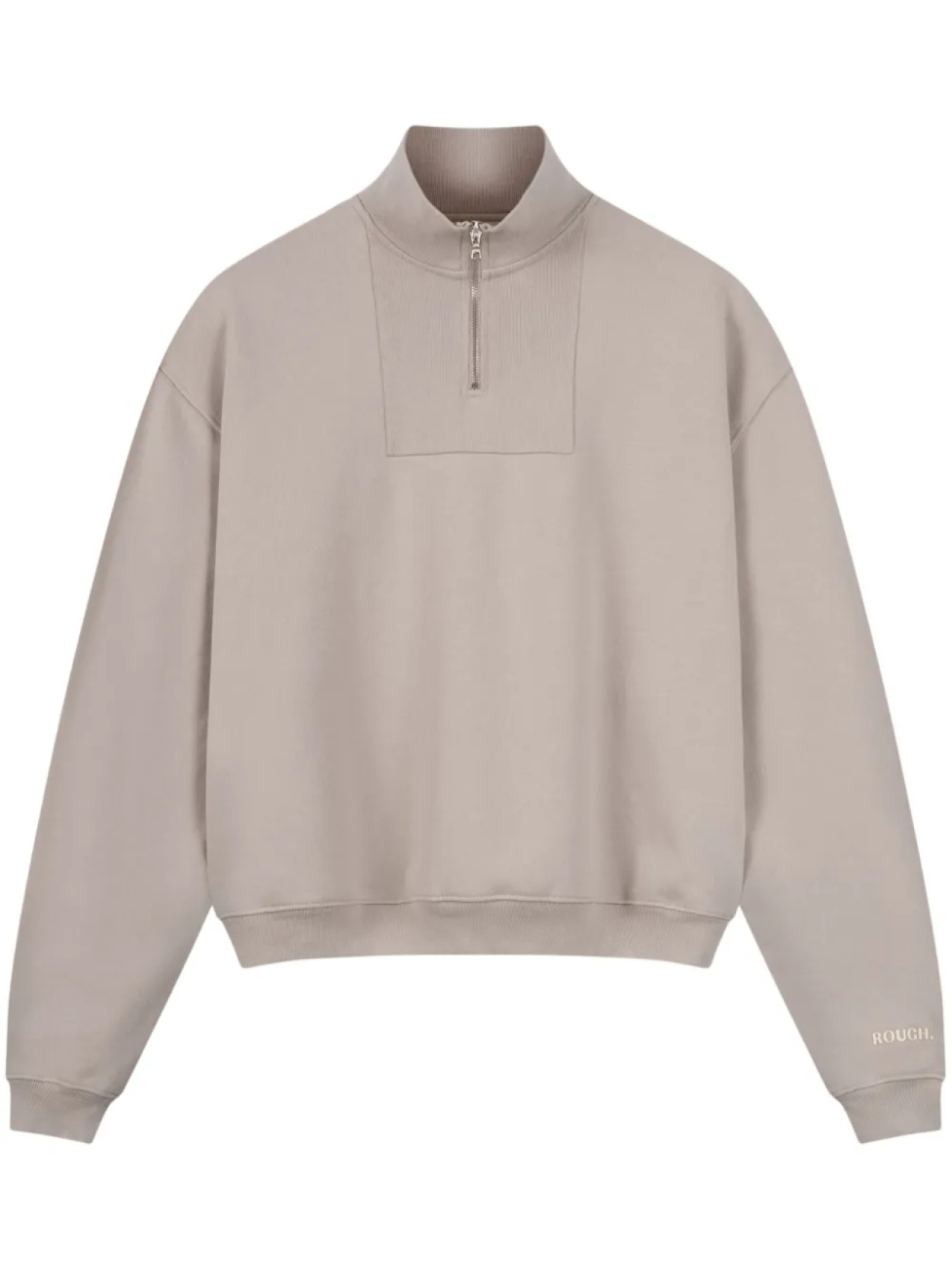 

ROUGH. толстовка Rib Troyer, нейтральный