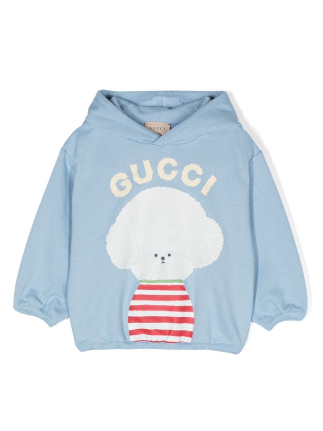 

Gucci Kids худи с логотипом, синий