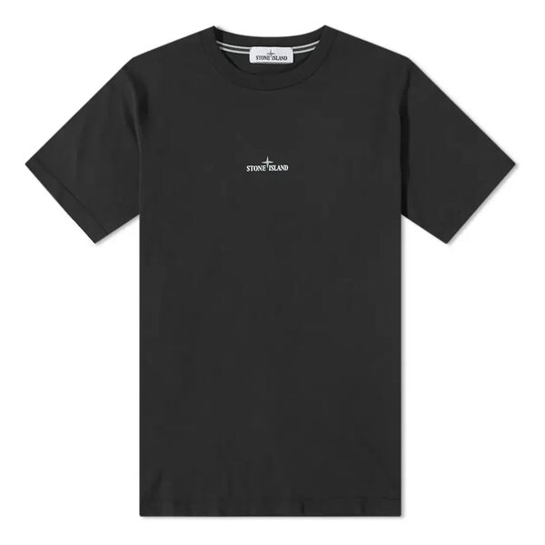 

Футболка tricromia three print t-shirt 'black' Stone Island, черный