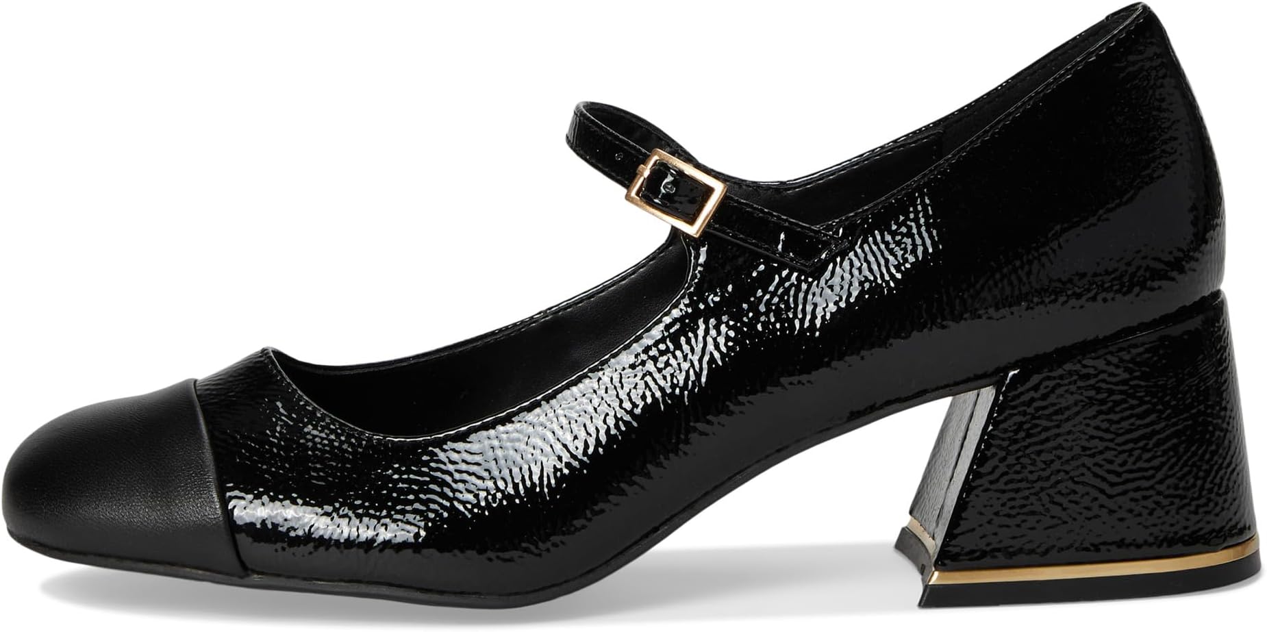 Туфли Kenneth Cole New York Alec Mary Jane, цвет Black/Black Patent — фото 4