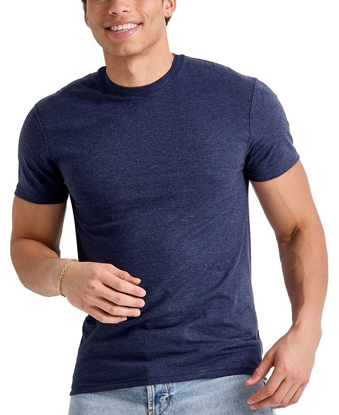 

Мужская футболка Originals Tri-Blend с короткими рукавами Hanes, цвет Navy