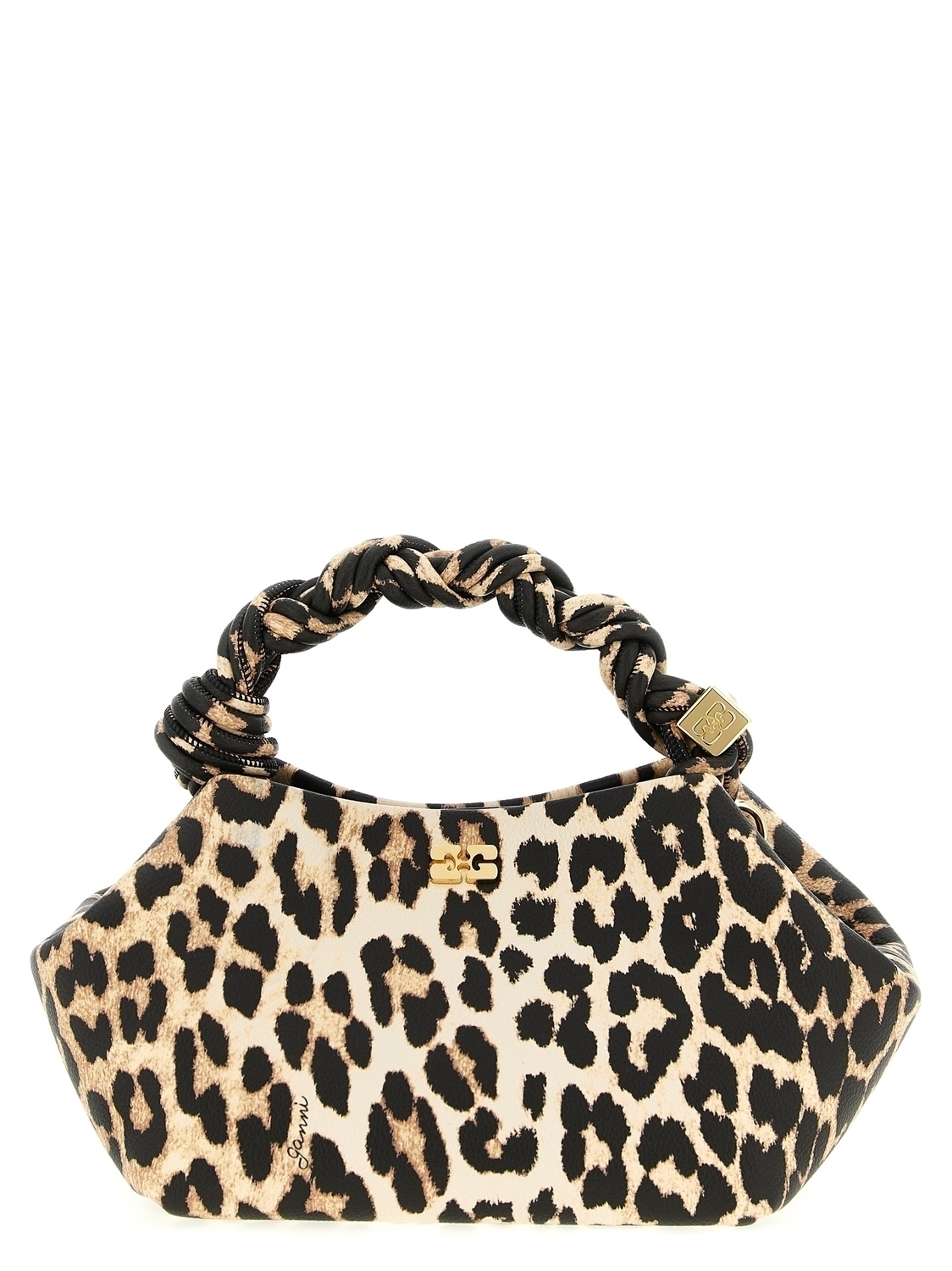 

Сумка 'Small Bou Bag Leopard' GANNI, коричневый