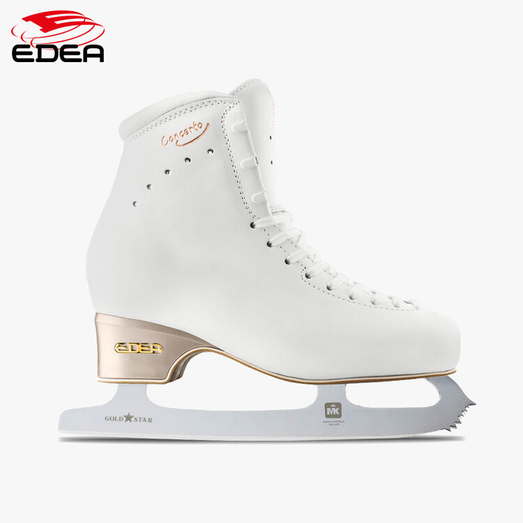 

EDEA Коньки для фигурного катания Official Concerto Five-Star, White C Standard Version + MK Gold Star Premium Ice Blades, размер 34.5
