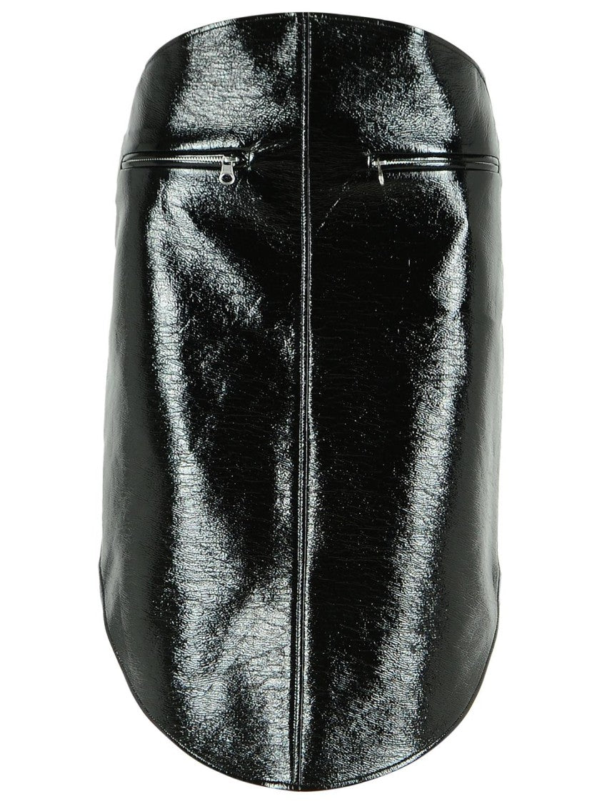 

Черная юбка из хлопковой смеси Courrèges