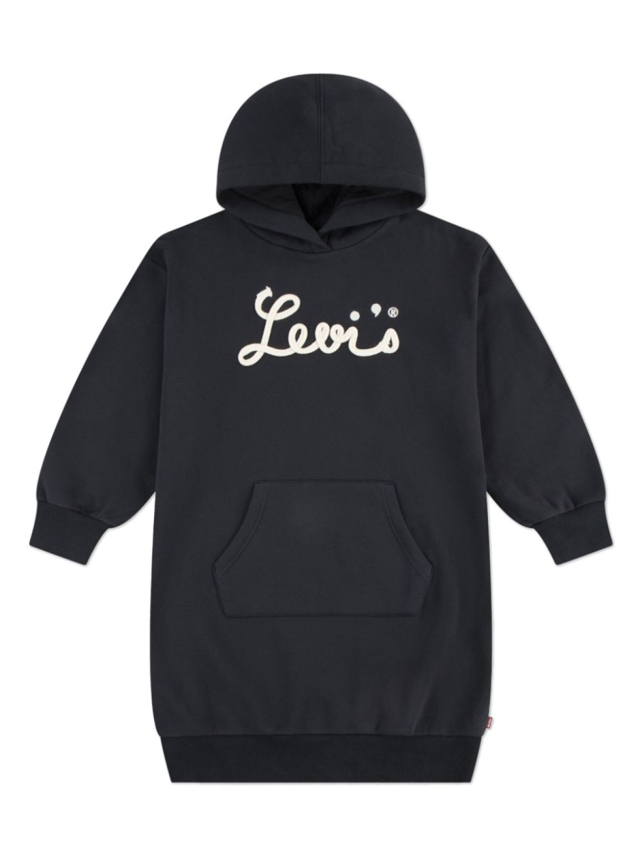 

Платье Levi's Kids с вышитым логотипом, черный