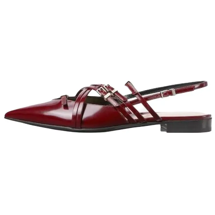 GUCCI Повседневные однотонные туфли женские красные