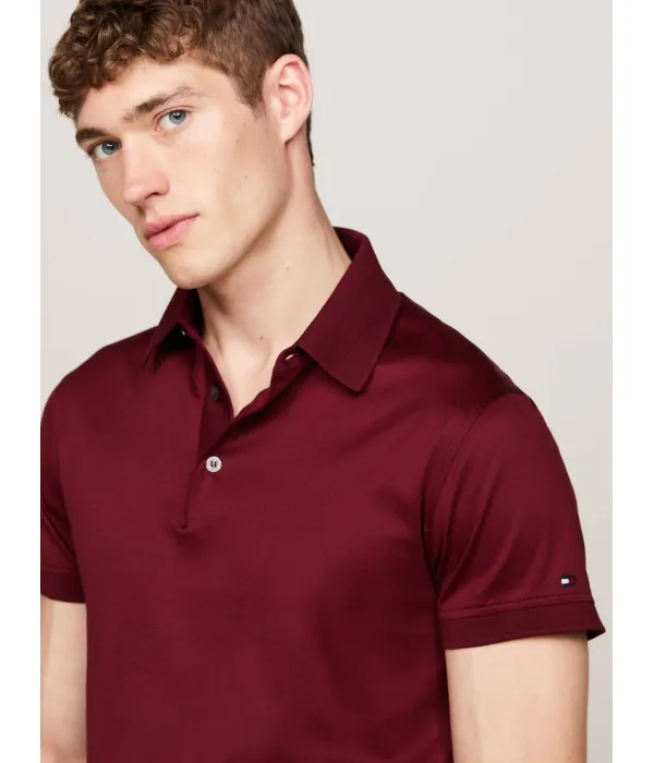 Футболка поло Slim fit Tommy Hilfiger, красный — фото 4