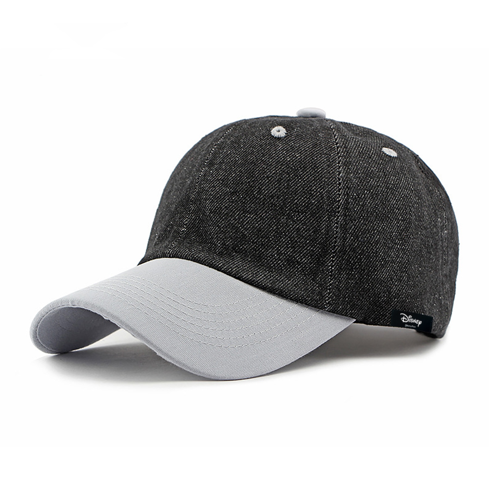 

Disney Хлопковая бейсболка унисекс, Black with Gray Hood and Brim