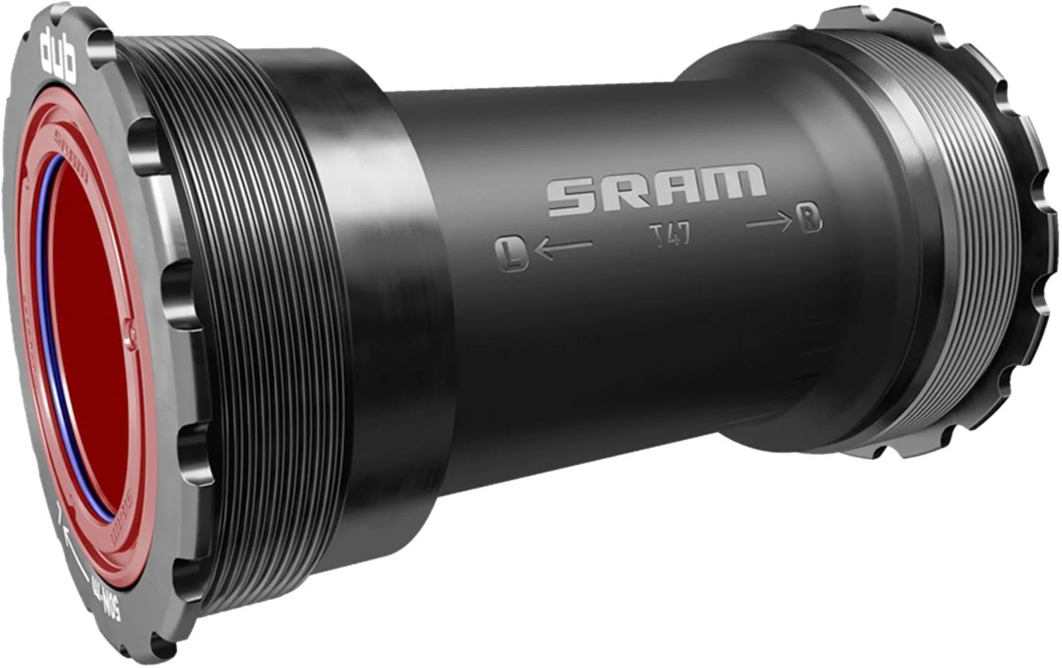 

DUB T47 Широкий дорожный керамический кареточный узел SRAM, Black