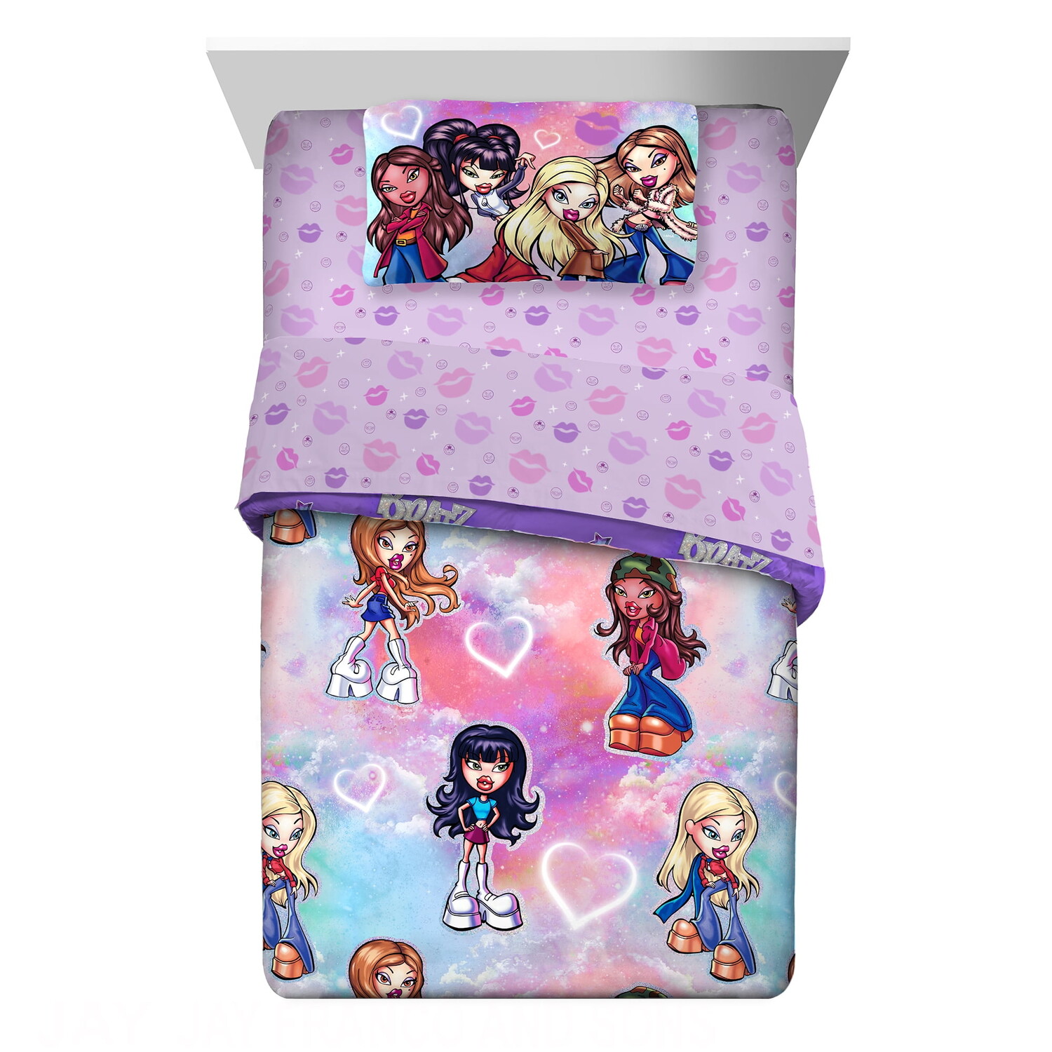 

Постельное белье Bratz в сумке, фиолетовый
