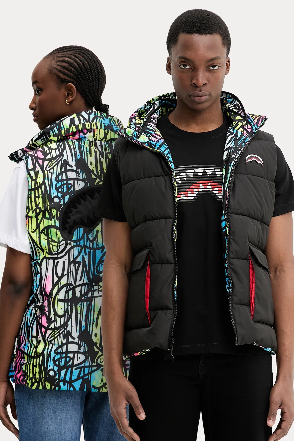 

Двусторонняя безрукавка Sprayground, черный