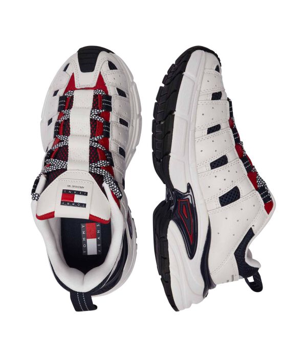 Кожаные кроссовки архив 95 Tommy Jeans, белый — фото 4
