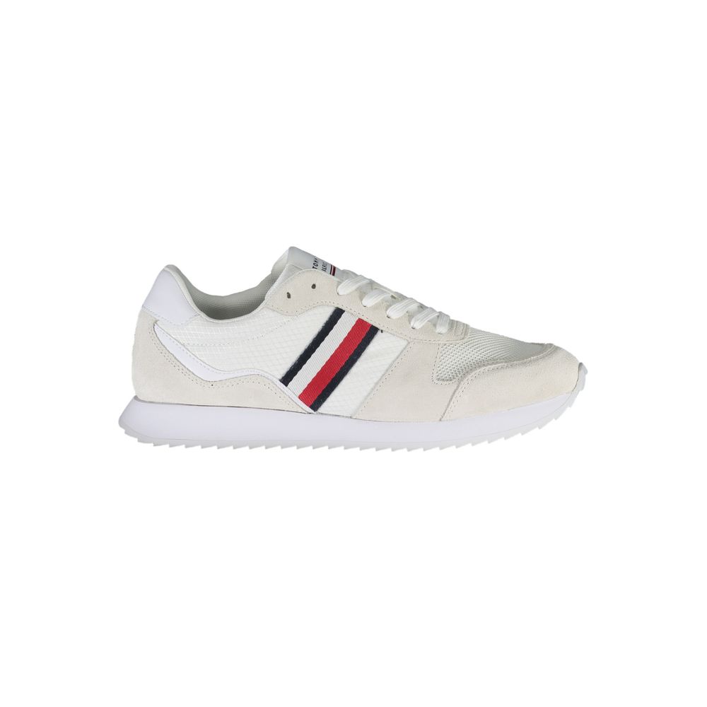 

Белые мужские кроссовки из полиэстера Tommy Hilfiger