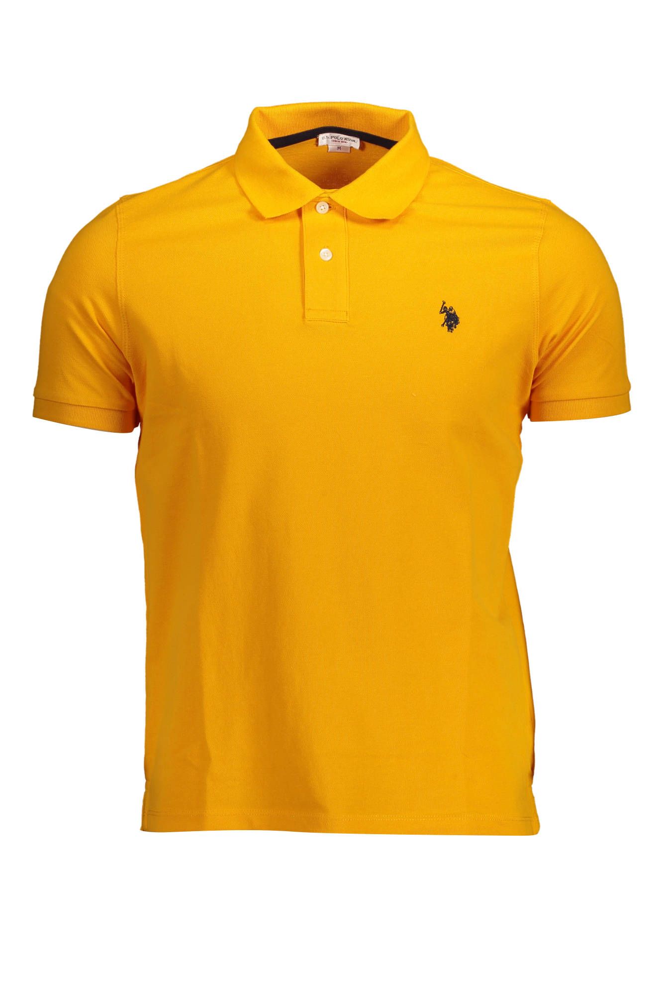

Оранжевая хлопковая мужская рубашка поло U.S. Polo Assn.