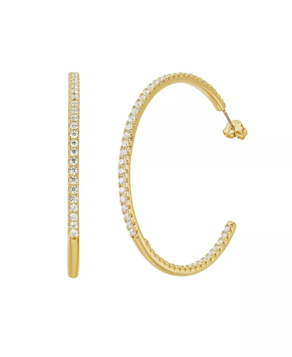 

Гламурные серьги-кольца на каждый день Untamed Petals, gold