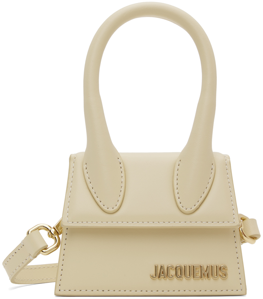 

Бежевая сумка Les Classiques 'Le Chiquito' JACQUEMUS, слоновая кость