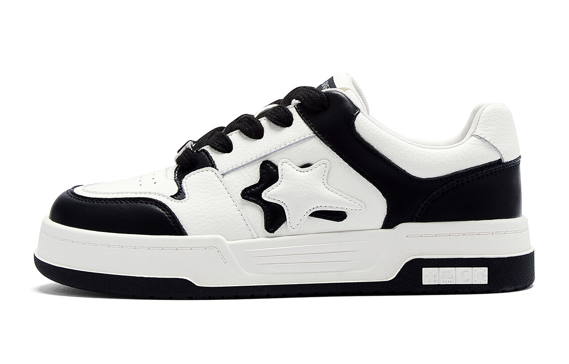 

Кроссовки C°BANNER Skateboarding Shoes Women's Low-top White/Black, белый/черный