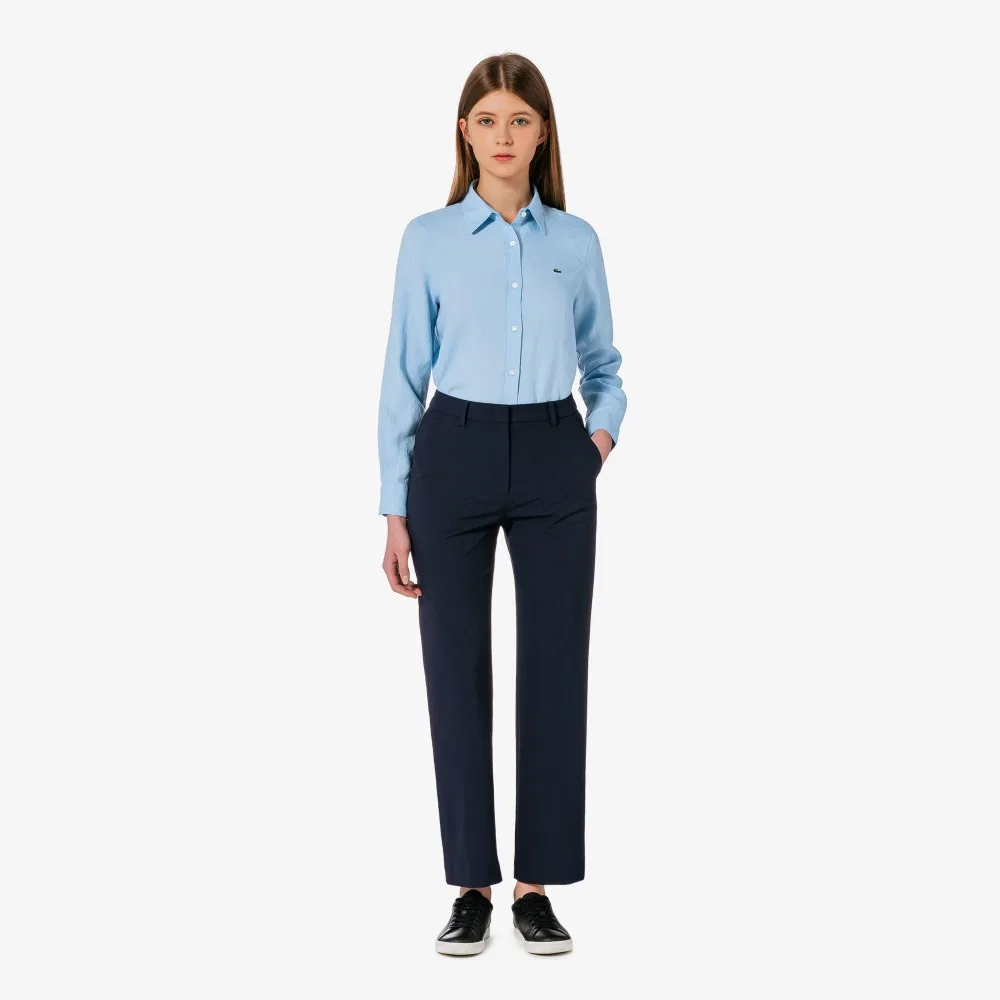 Слаксы Lacoste, тёмно-синие — фото 4