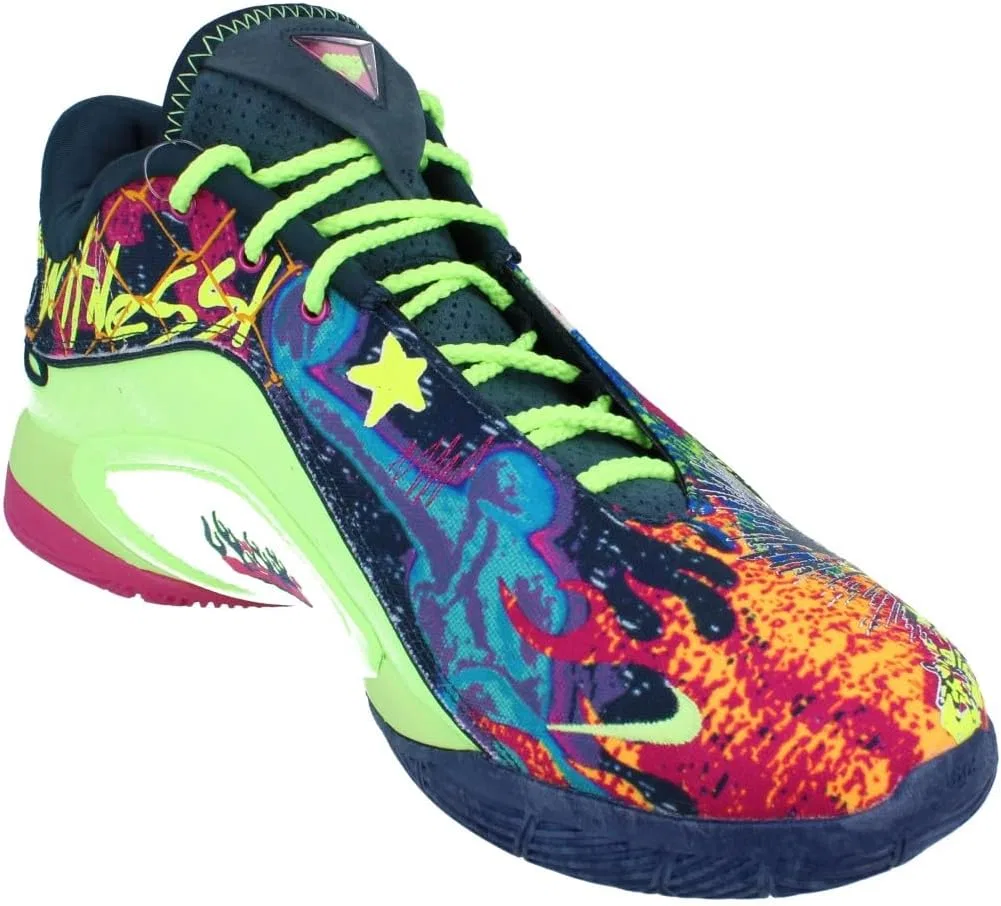 Мужские кроссовки Nike Lebron XXII, Blustery Ghost Green Diffused Blue Fireberry — фото 4