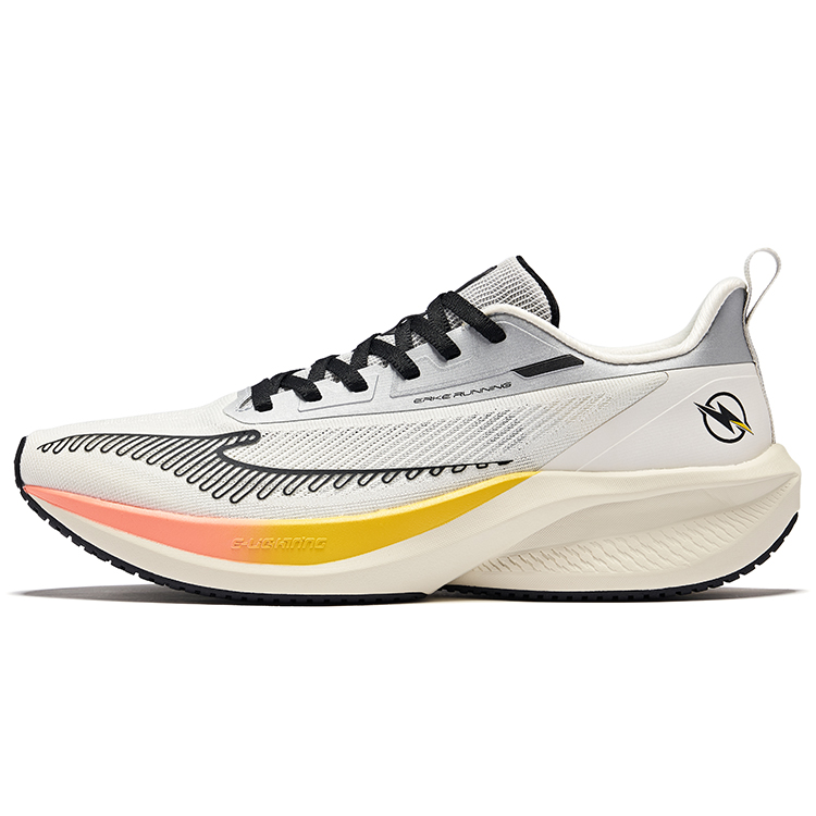 

Erke Кроссовки для бега Lightning 4, мужские, низкие, цвет: микрокристаллический, белый/ярко-серебристый