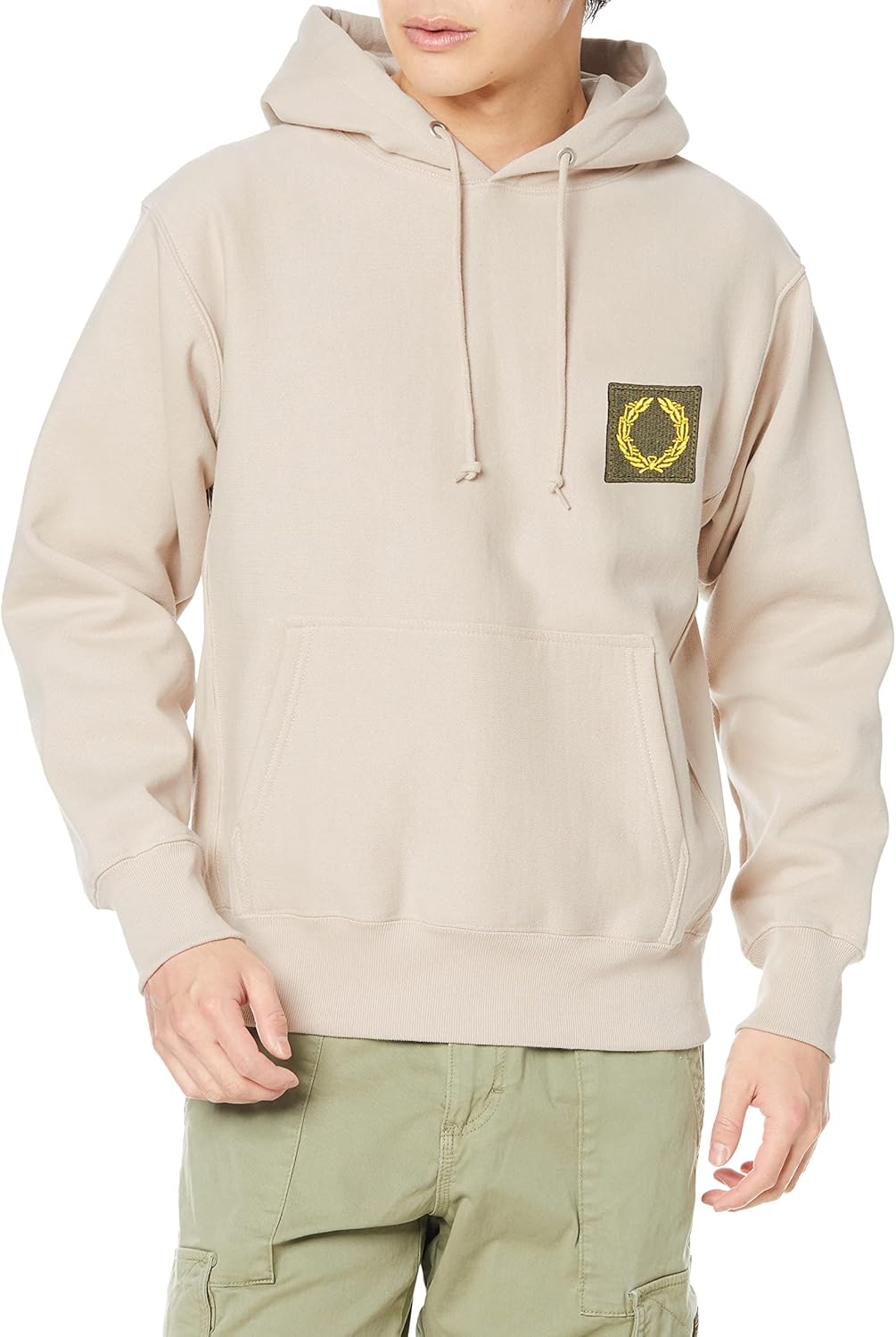 

Толстовка с капюшоном F Style, эмблема награды за службу в вооруженных силах США, 354 г, ребристая поверхность с обеих сторон F-Style, песочный