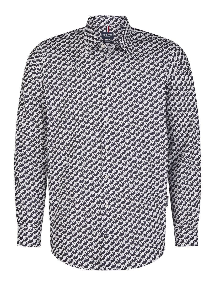 

Рубашка на пуговицах классического кроя HECHTER PARIS, Dark blue