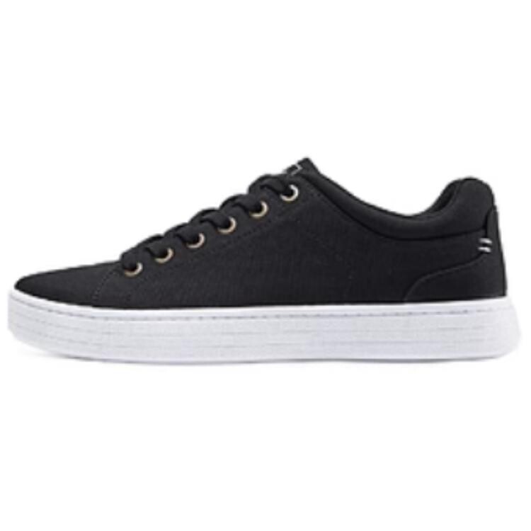 

Bob"s Canvas Shoes Men Low-top Black/white Skechers