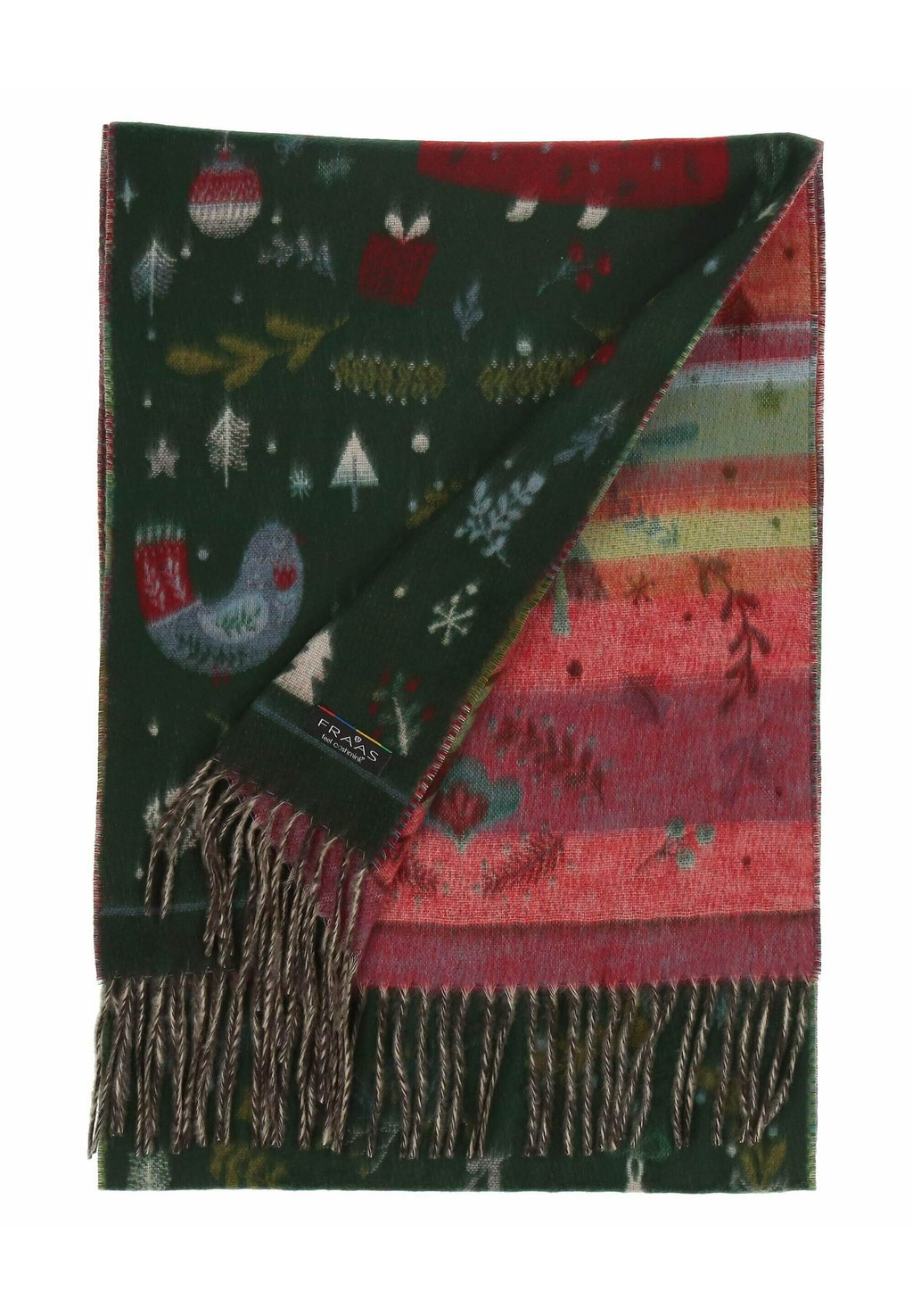 

Шарф UGLY CHRISTMAS CASHMINK MADE IN GERMANY FRAAS, зеленый