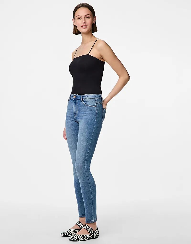 

Джинсы Pieces Skinny fit из средне-синего денима