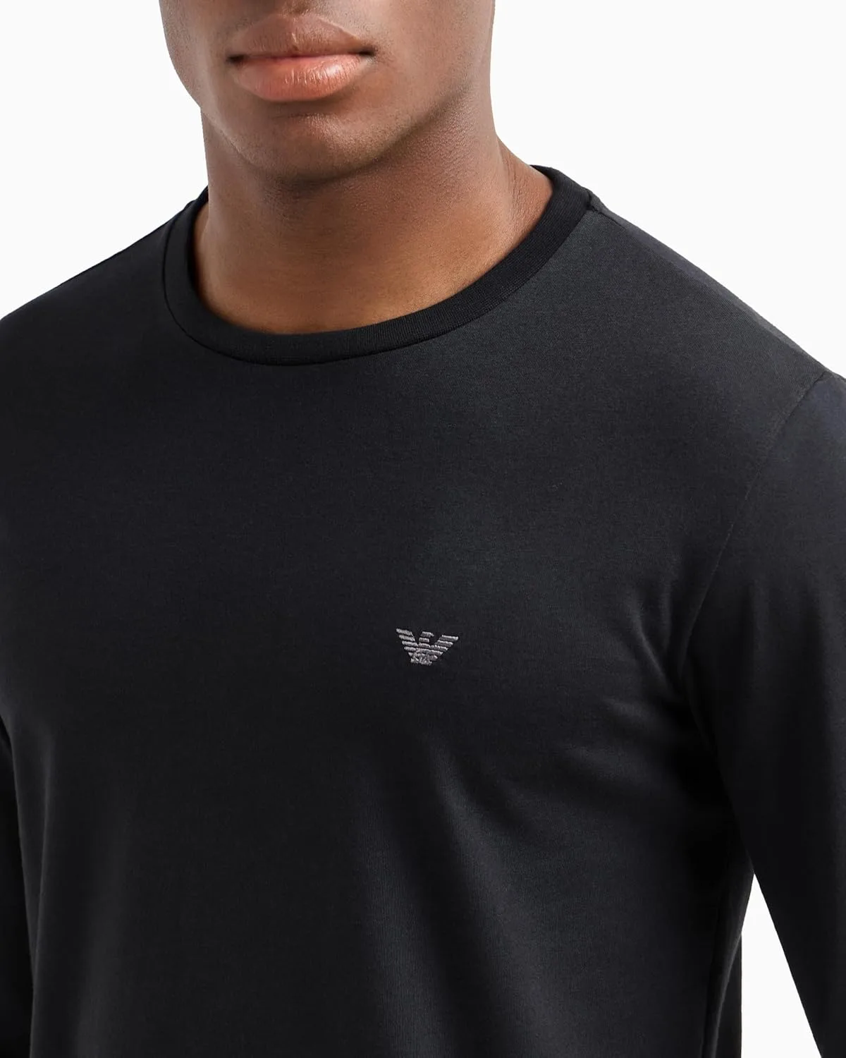 Плавки Emporio Armani Men's Seersucker 4", синий — фото 4
