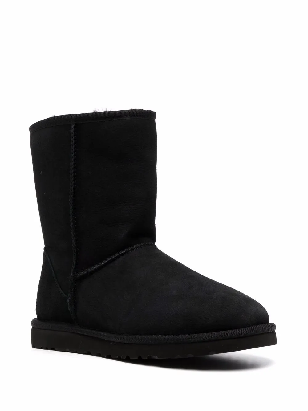 Мужские угги UGG Classic из натуральной замши и овчины, черный — фото 2