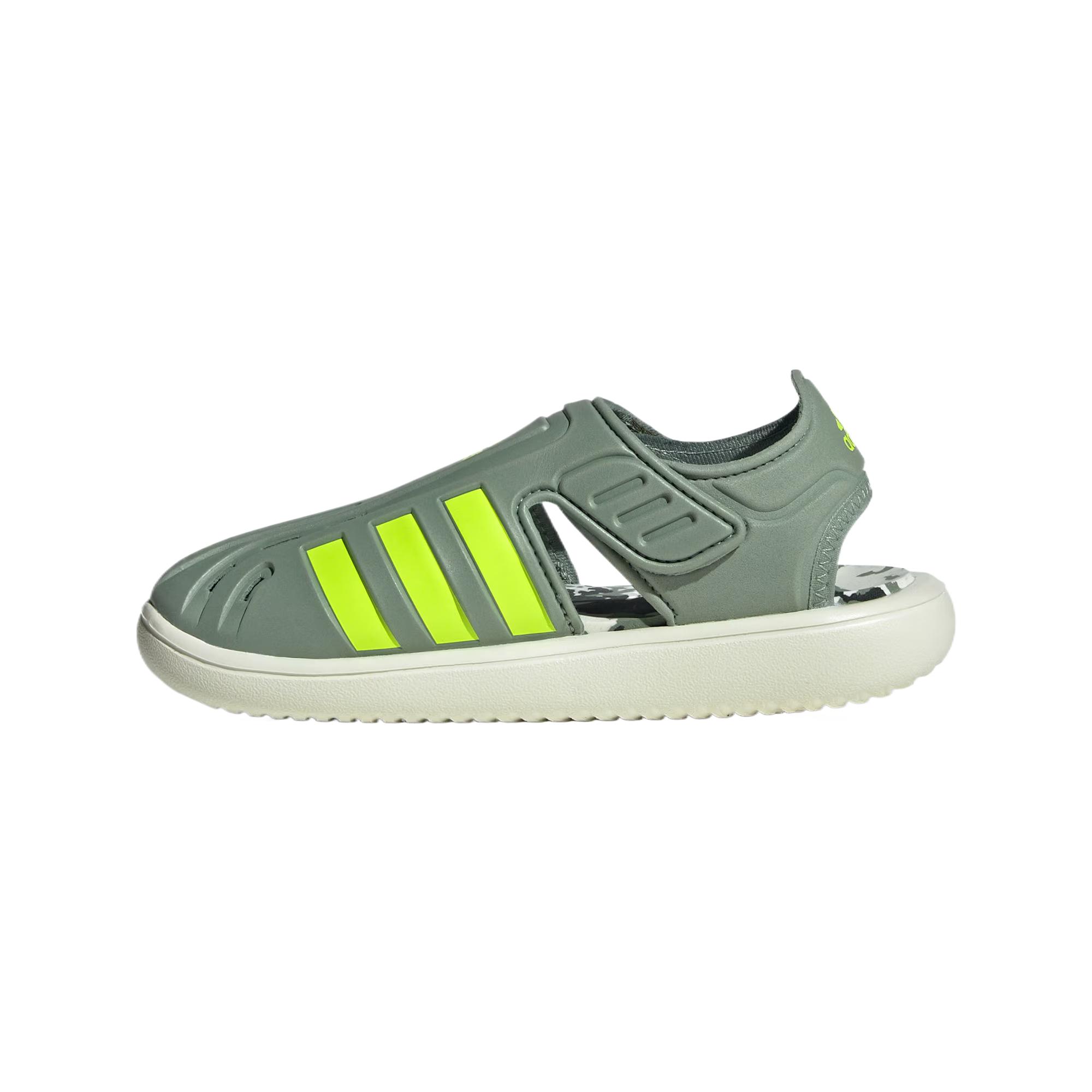 Детские сандалии Water Sandal Low Top для детей от 3 до 7 лет Adidas, зеленый — фото 2