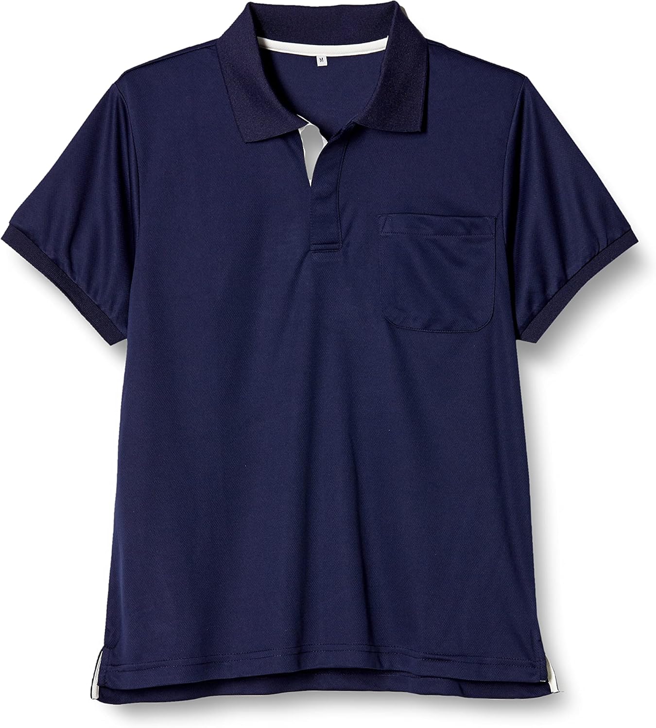 

Поло с коротким рукавом Catch R579711, униформа, для медицинских учреждений, женская, мужская, цветовая гамма, размеры M, L, LL, 3L, темно-синий/белый