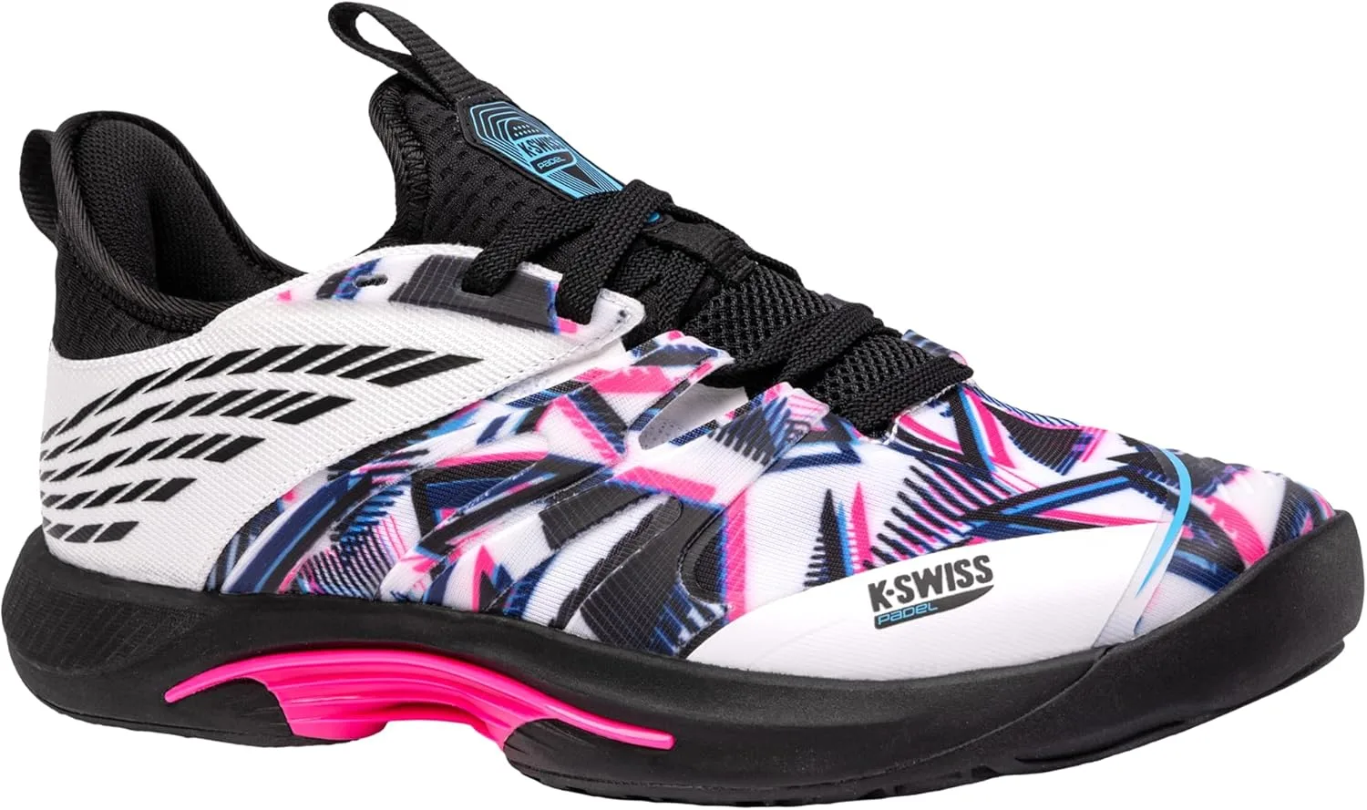 Мужские кроссовки для падела K-Swiss Speedtrac, белый/черный/розовый — фото 3