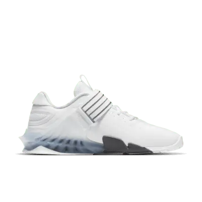 Кроссовки Nike Savaleos Weightlifting Shoes, цвет White/Iron Grey/Laser Orange/Black — фото 3