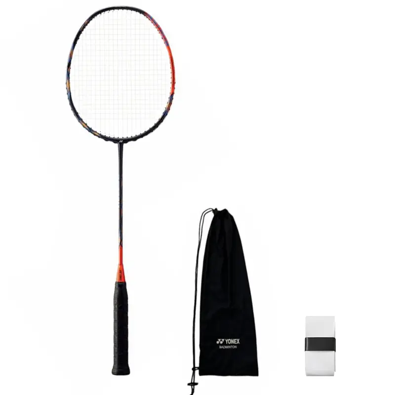 

YONEX Тианфу AX77 PRO бадминтонная ракетка атакующего типа с утяжеленной головкой, жесткое древко, профессиональная, 674 мм, темно-оранжевая