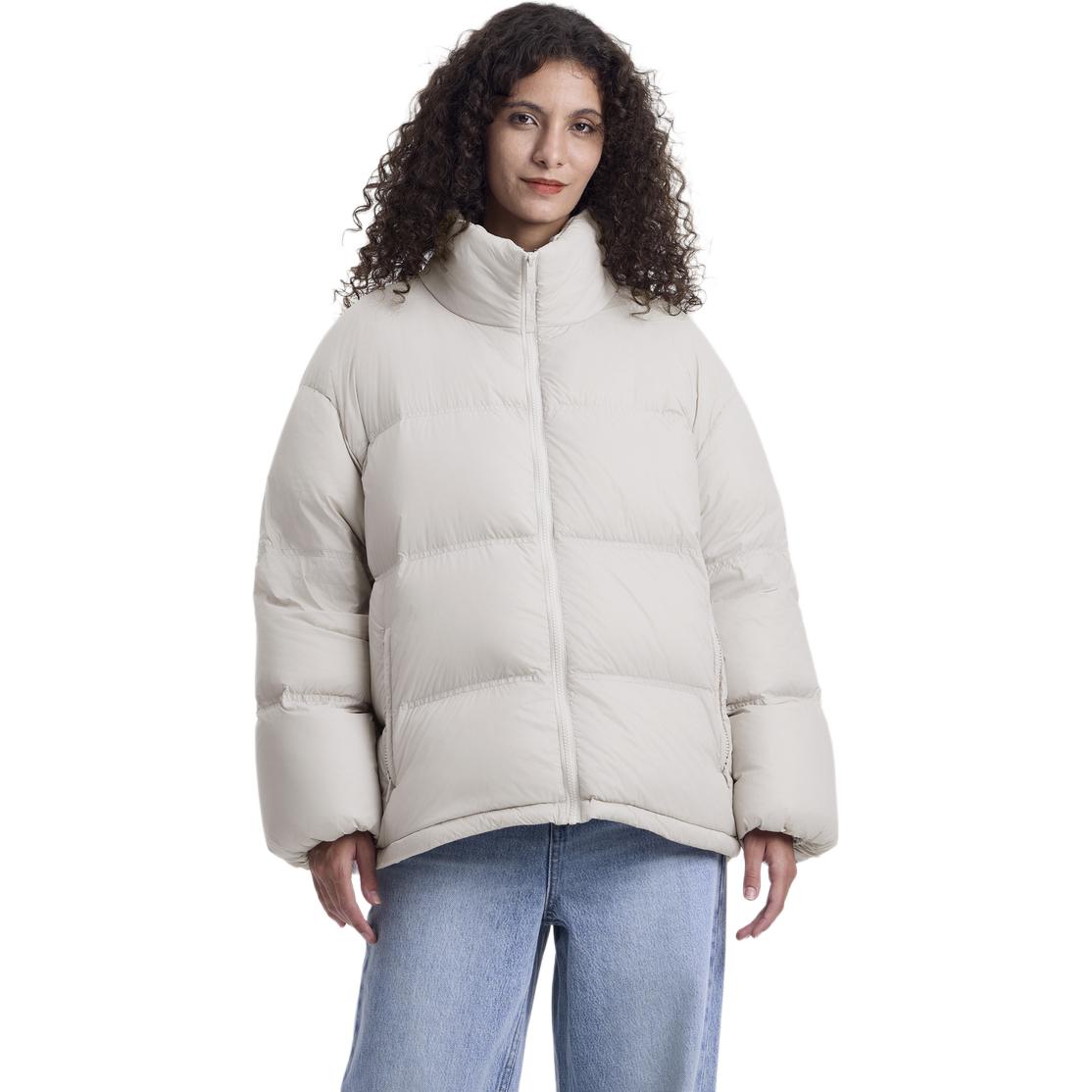 

Пуховик GAP для женщин, серо-белый