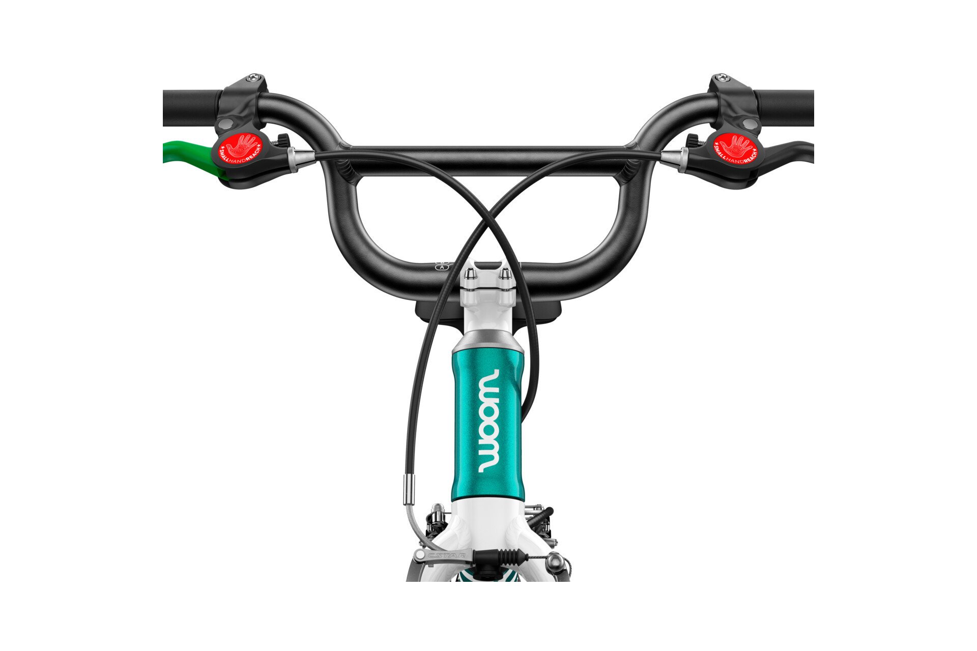 Детский велосипед WOOM GO 1+ - 14 дюймов - 2025, цвет Türkis|metallic turquoise — фото 3
