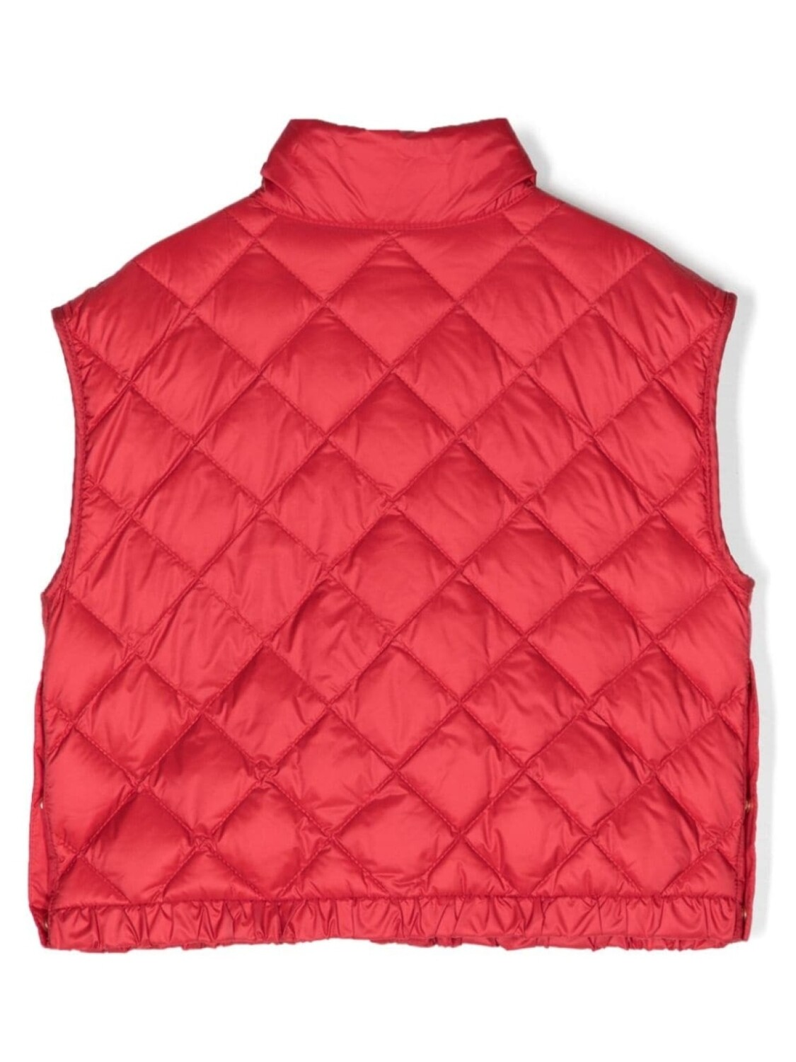 Жилет стеганый Moncler Enfant Garonna, красный — фото 2