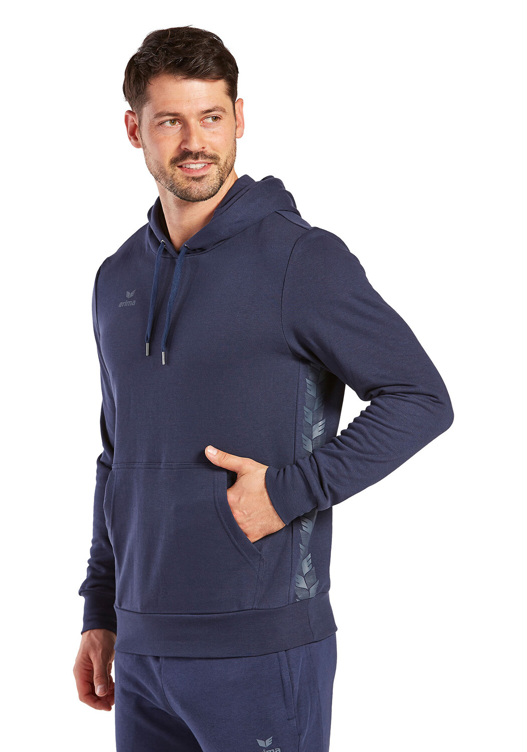 

Толстовка erima Essential Team Kapuzensweat, цвет new navy/slate grey