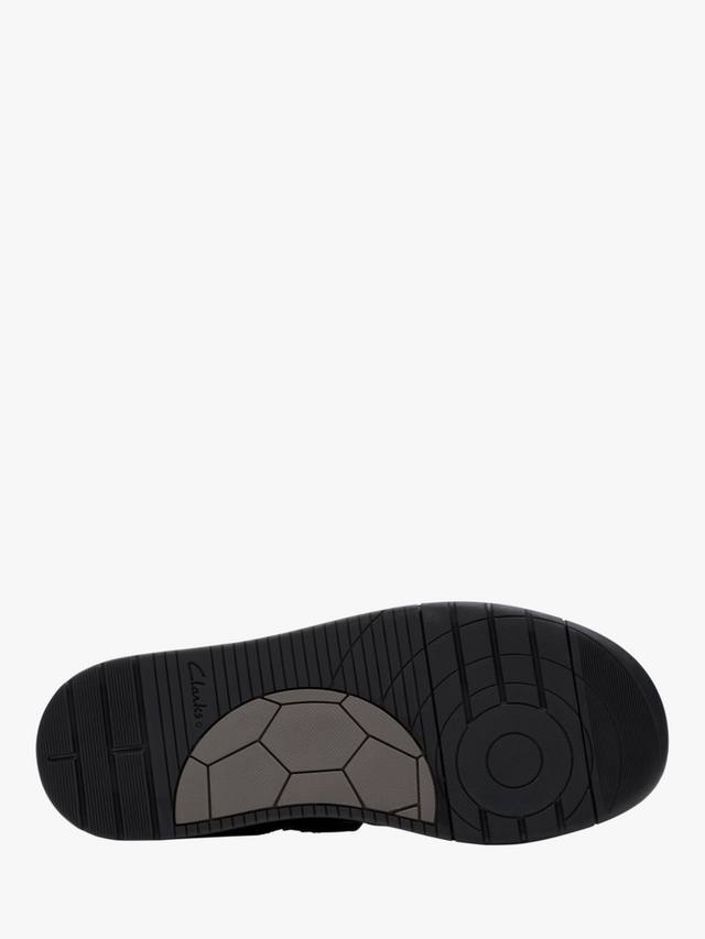 Кроссовки Clarks Laser Cross Youth Leather, кожаные, черные — фото 3