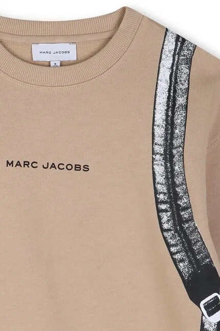 Худи хлопковое Marc Jacobs, бежевый — фото 3
