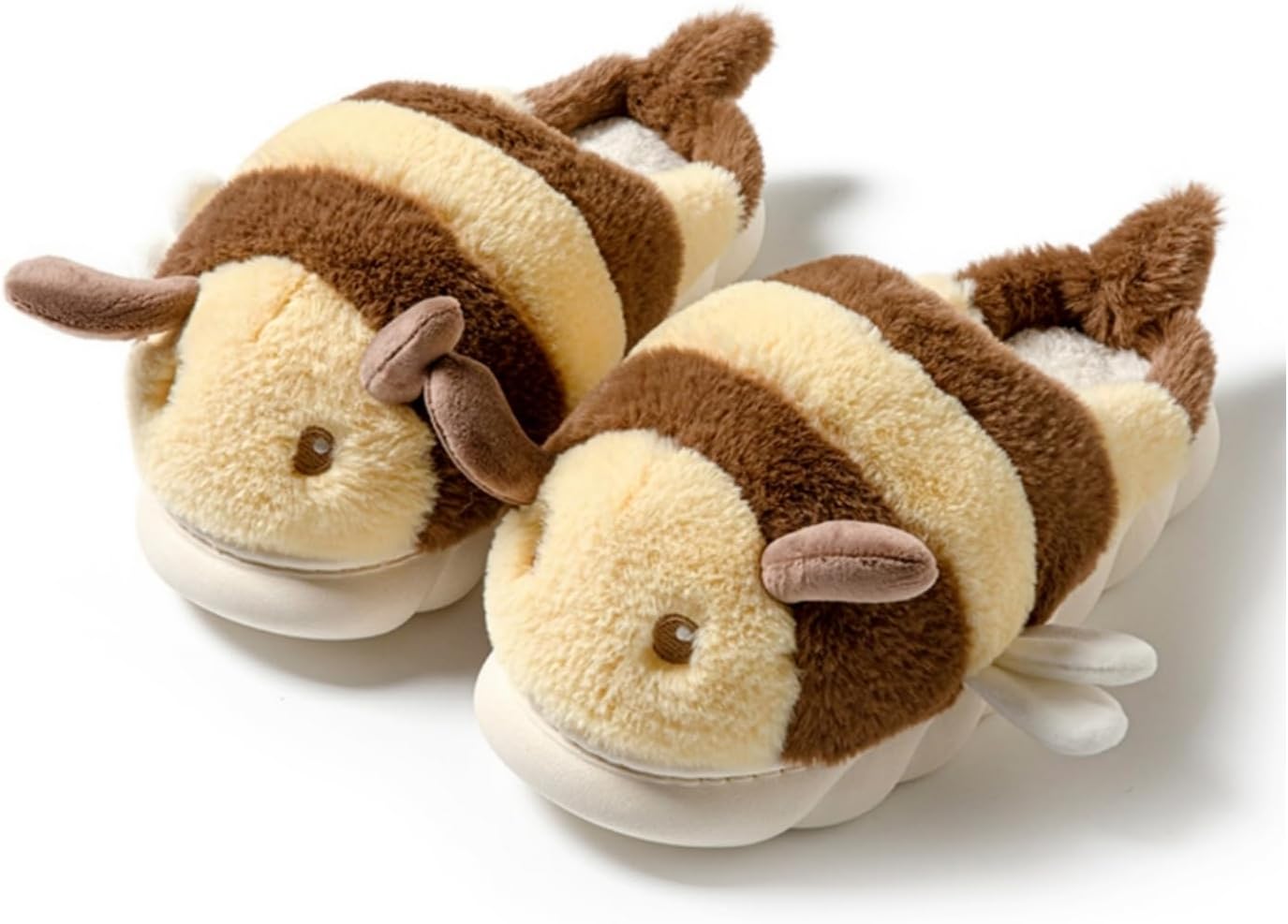 

Хлопковые тапочки для женщин и мужчин, тапочки с животными, теплые и противоскользящие, праздничные подарки Jinghuiyaoxi, желтый