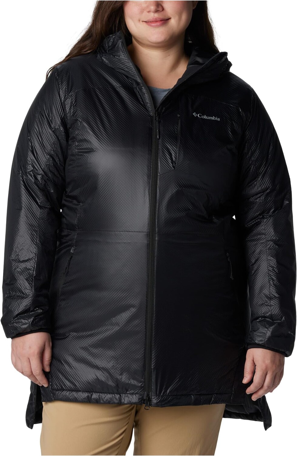 

Куртка Columbia Plus Size Arch RockDouble Wall EliteMid Jacket, черный