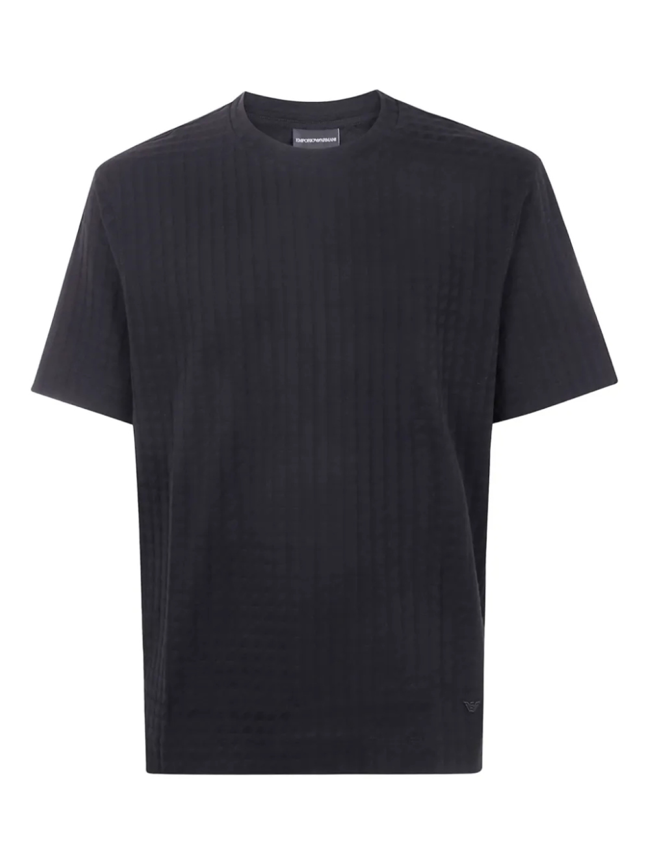 

Текстурированная футболка Emporio Armani, черный