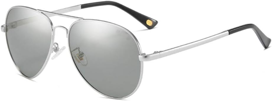 

Солнцезащитные поляризованные очки GUZTAG HD для дневного и ночного вождения, для мужчин и женщин - поляризованная оправа из сплава с защитой от бликов G GUZTAG, Silver Gray