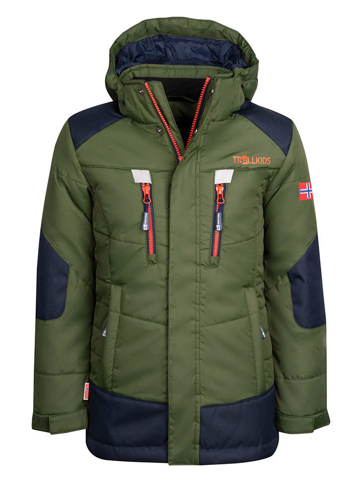 

Зимняя куртка Trollkids Winterjacke Narvik, хаки