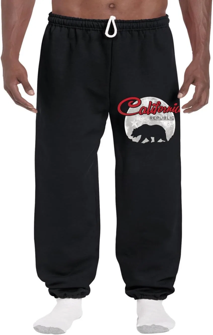 Generic Спортивные штаны California Bear, мужские брюки, одежда, аксессуары, подарки, черный